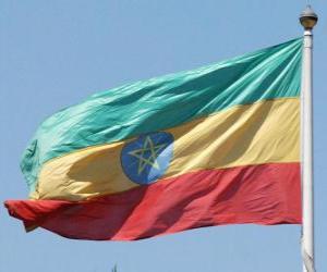Puzzle Σημαία της Αιθιοπίας